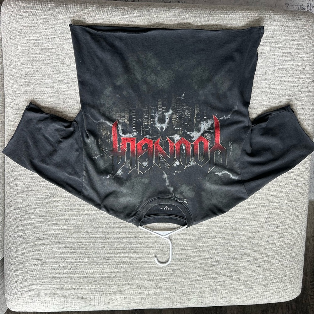 YoungLA Black and Red Graphic Tee